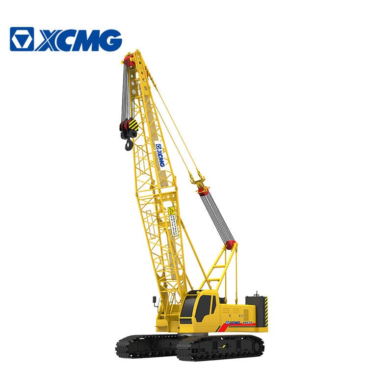 XCMG Official heavy duty 75 ton crawler crane XGC75 crane crawler with parts for sale